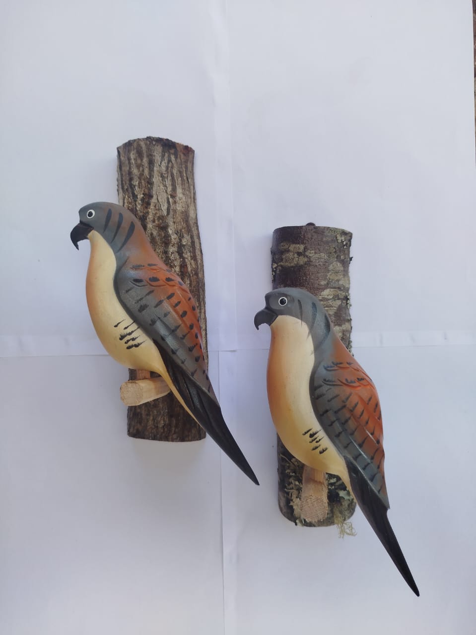 Cernícalo Americano Decorativo Artesanal